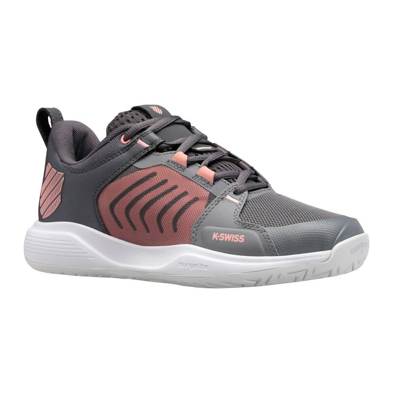 Zapatillas de tenis y padel mujer K-Swiss ULTRASHOT TEAM gris