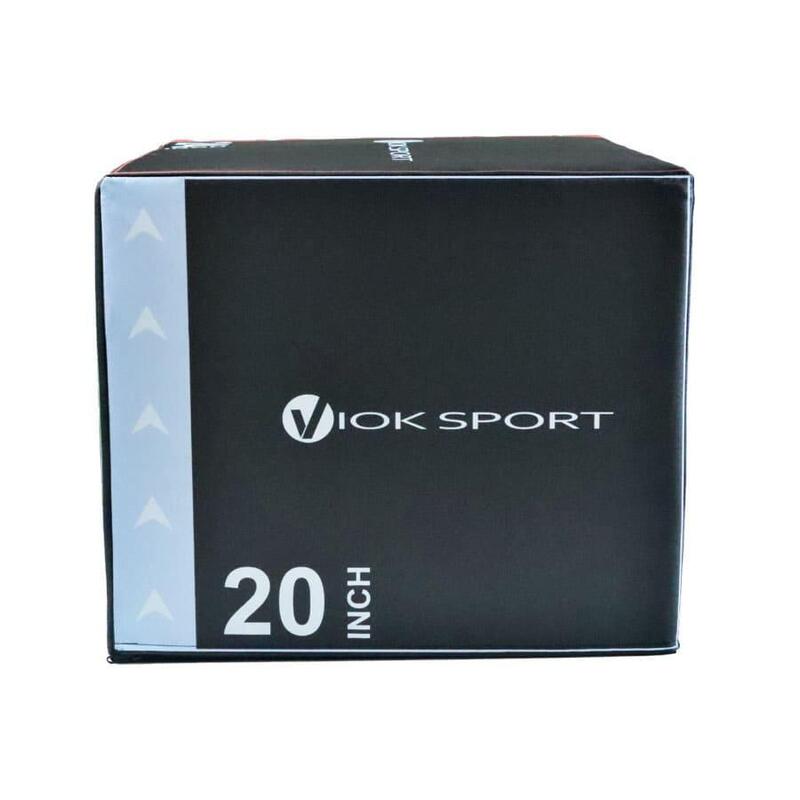 Caixa de saltos plyométricos soft 40X50X60 Viok Sport