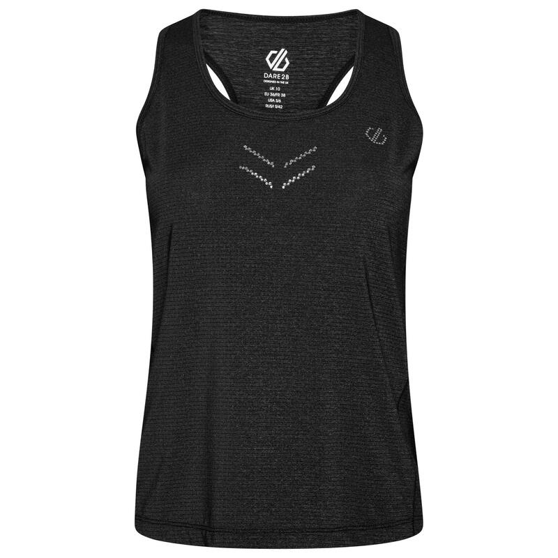 Crystallize Women's Fitness Vest - Black DARE 2B - Decathlon