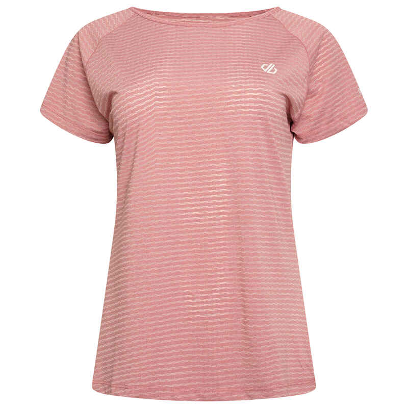 Defy II Kurzärmeliges Fitness-T-Shirt für Damen - Pink