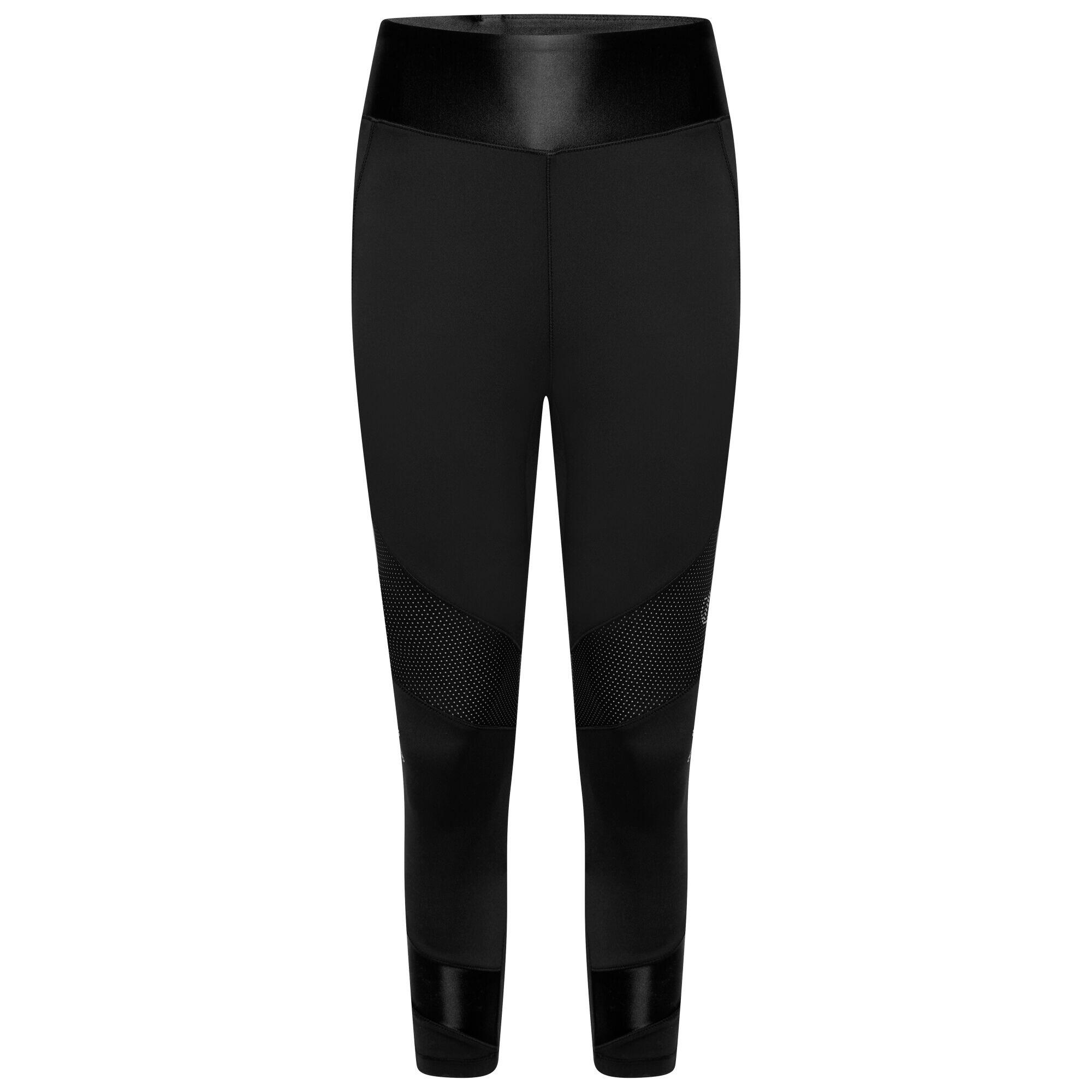 Born To Shine Women's Fitness 3/4 Leggings - Black 1/5