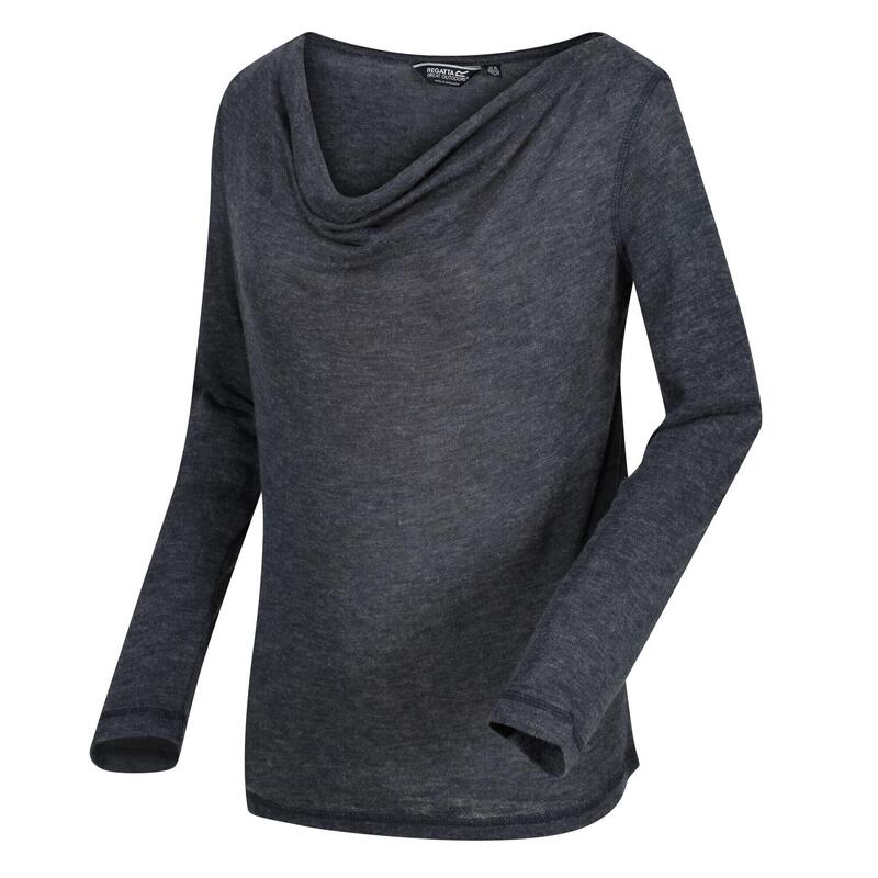 T-shirt épais en laine avec manches longues Femme FRAYDA