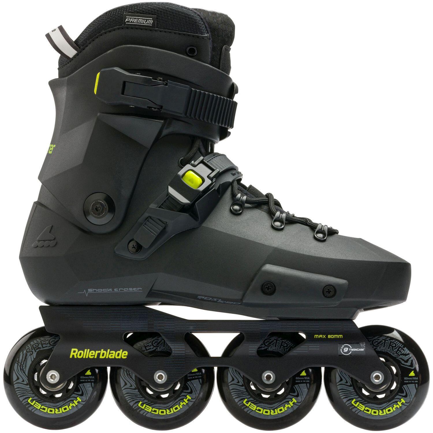 ROLLERBLADE Roller Freeskate Twister XT Noir lime 4/7