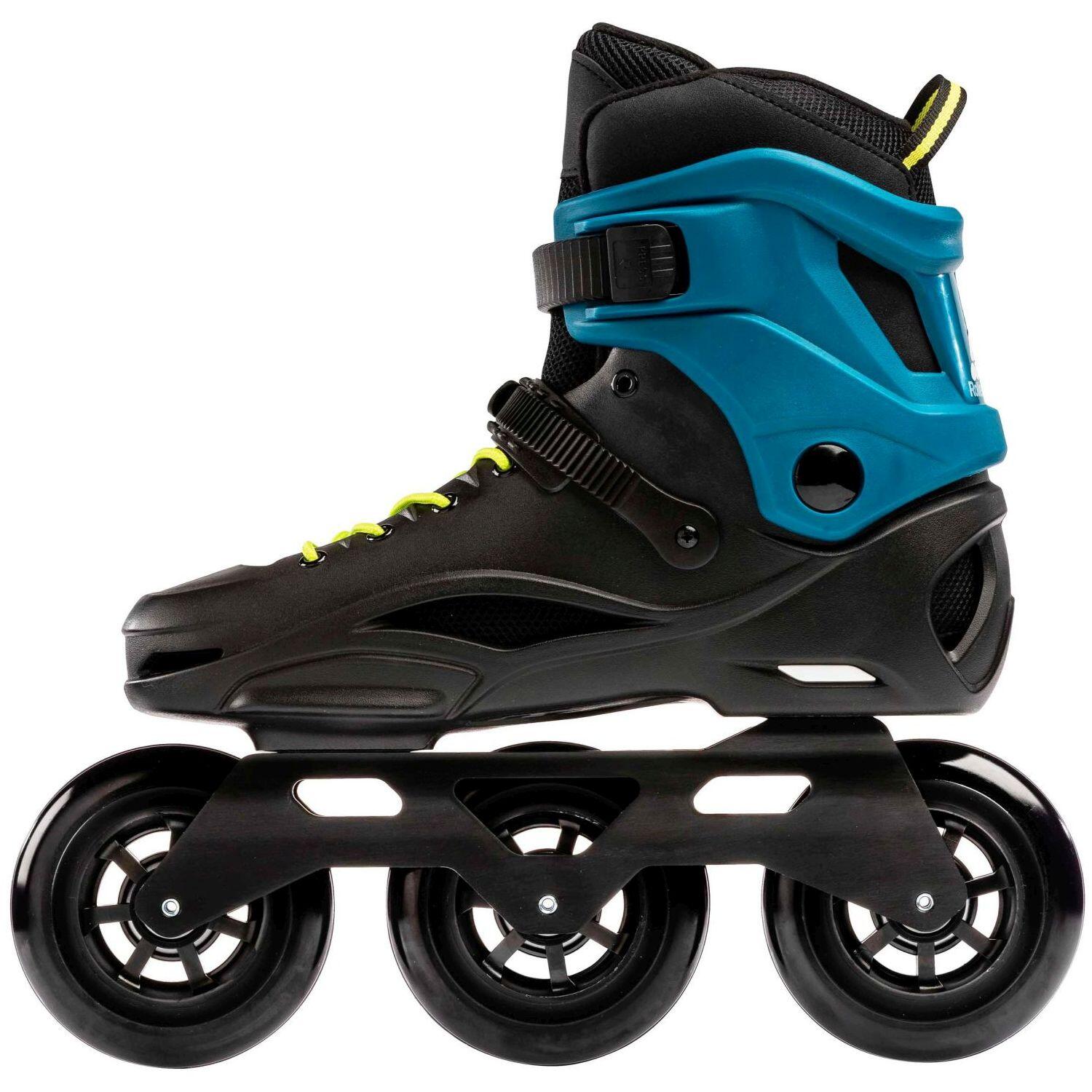 ROLLERBLADE RB 110, NOIR/ BLEU PÉTROLE, 38 4/6