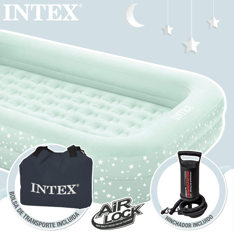 Intex 66810NP - Materasso Gonfiabile Baby, Casa e Viaggio, 107x168x25 cm