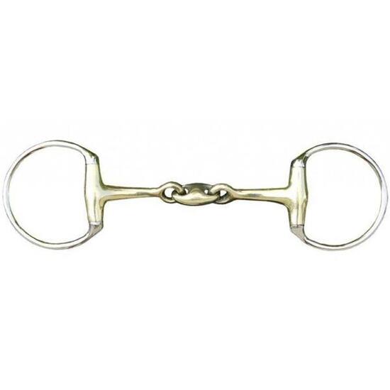 Mors double brisure 16 mm en maillechort