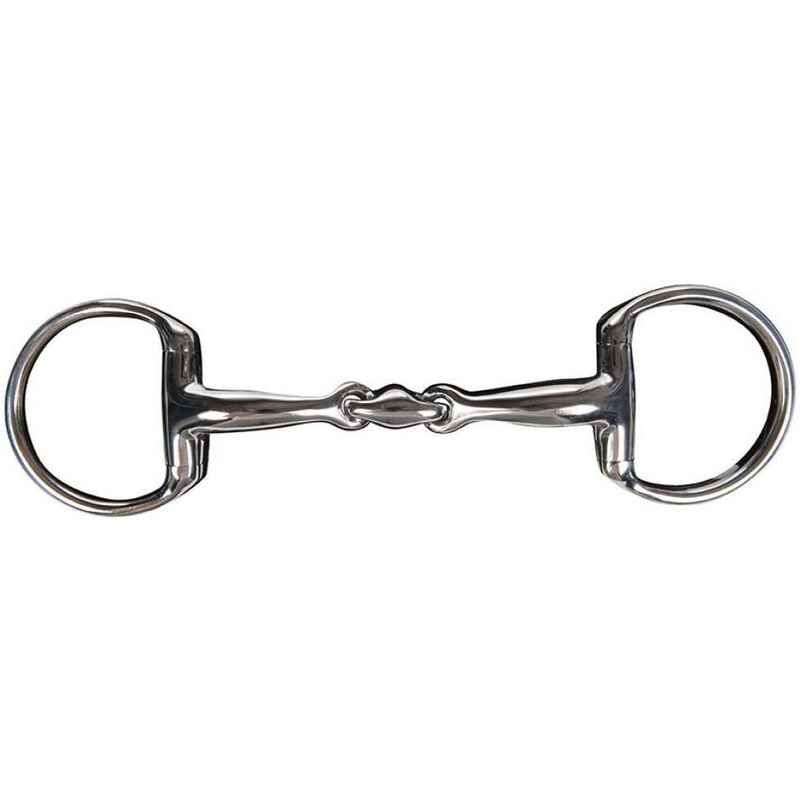 Olivenkopfgebiss doppelt gebrochen anatomisch Edelstahl 18mm