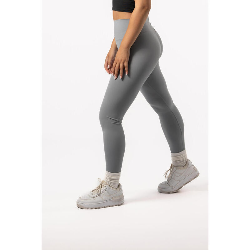 Flux V2 Legging Fitness - Mulher - Ardósia Ligeira Cinza