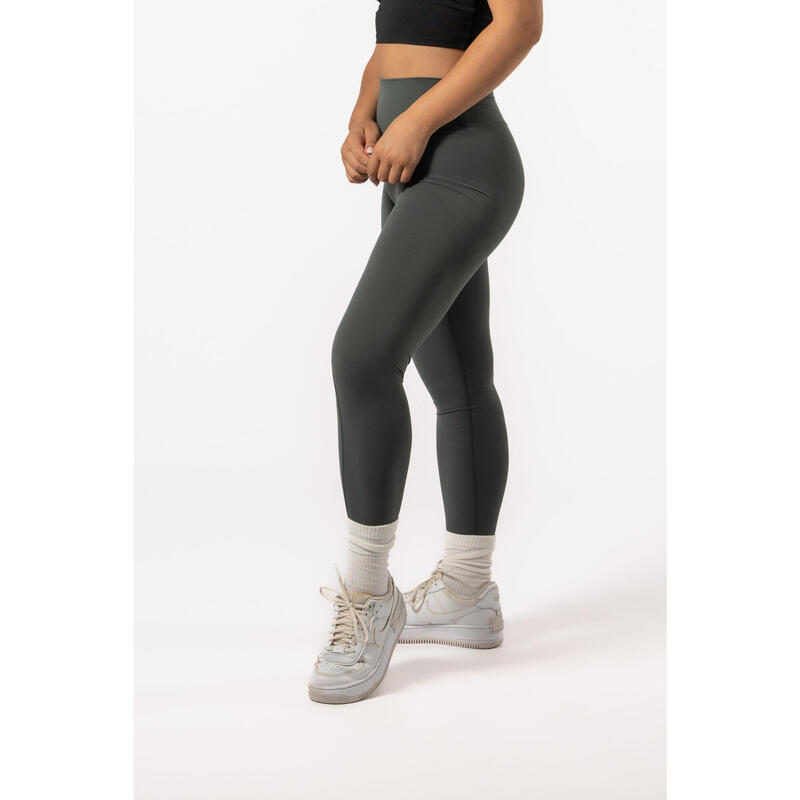 Flux V2 Legging Fitness - Damen - Olivgrün