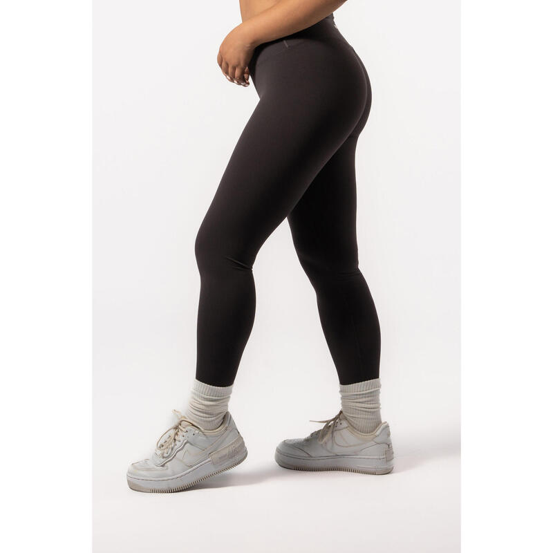 Flux V2 Legging Fitness - Damen - Schokoladenbraun