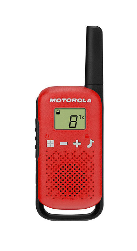 WalkieTalkie Pack 2 Motorola T42 Vermelho 2/7