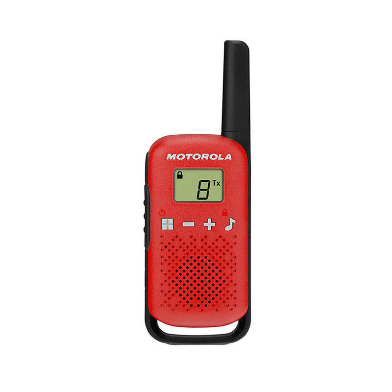 WalkieTalkie Pack 2 Motorola T42 Rojo