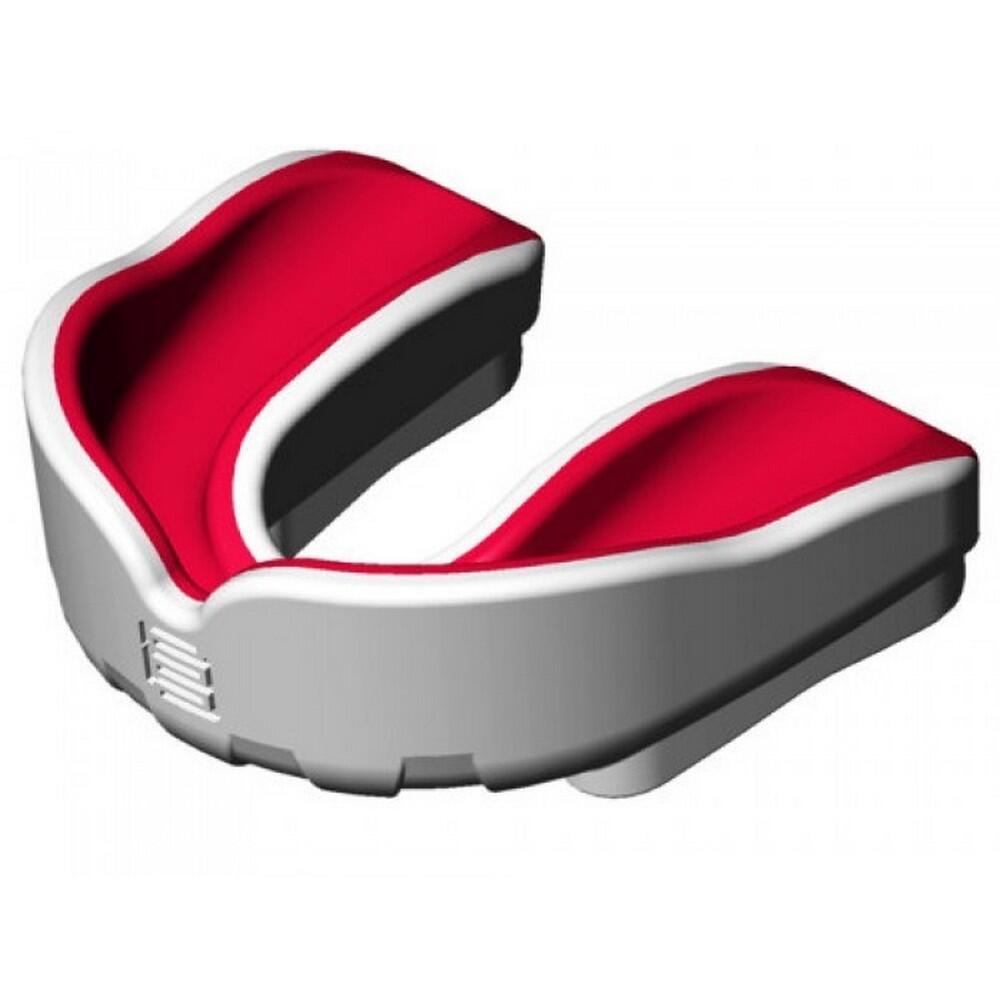 white / red