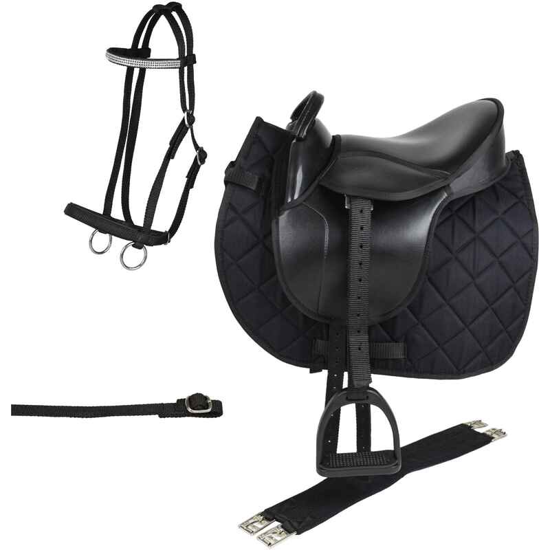 Shettysattel-Set mit Trense ADVANCED