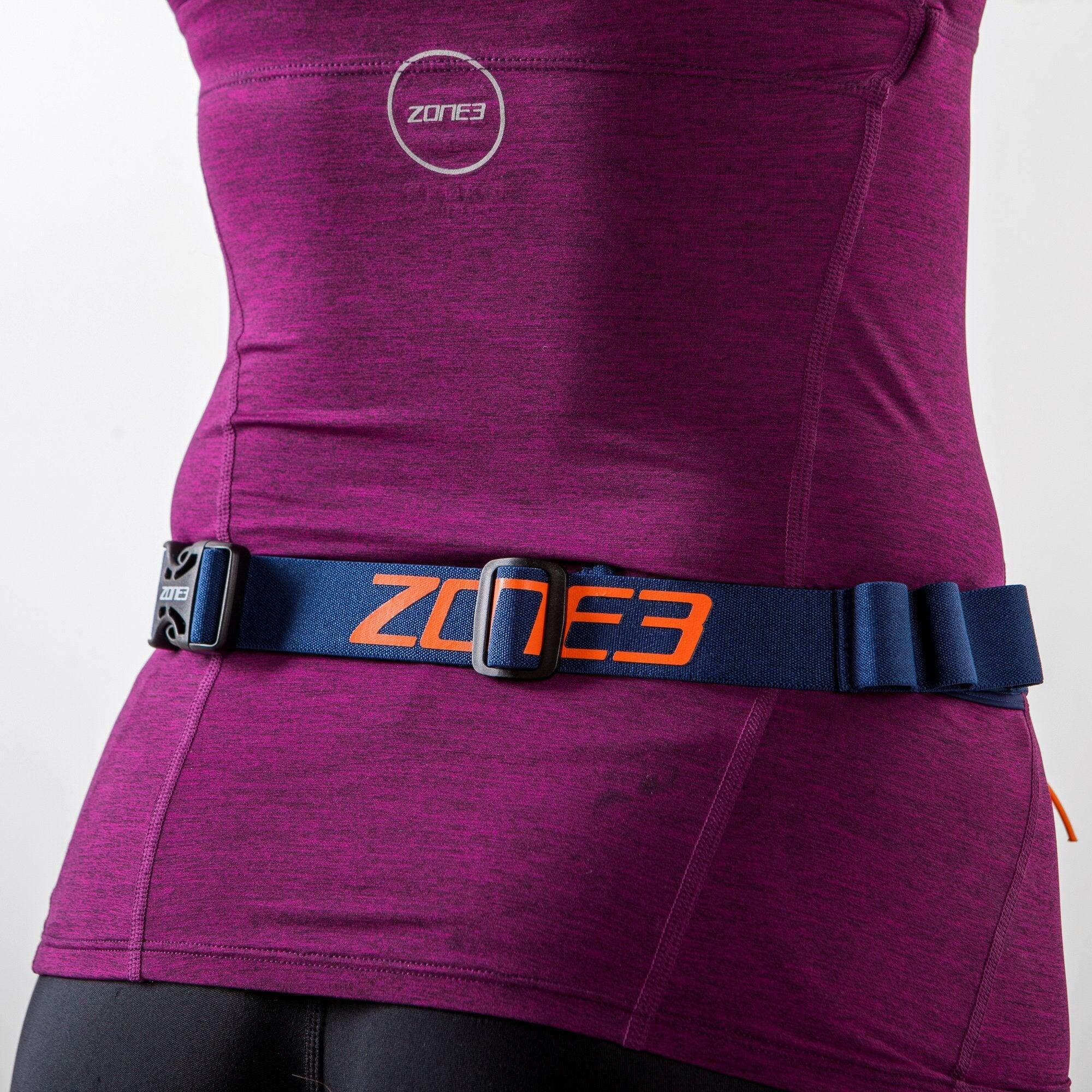 Ultimate Race Number Belt With Gel Loops  Women's Blue 2/4