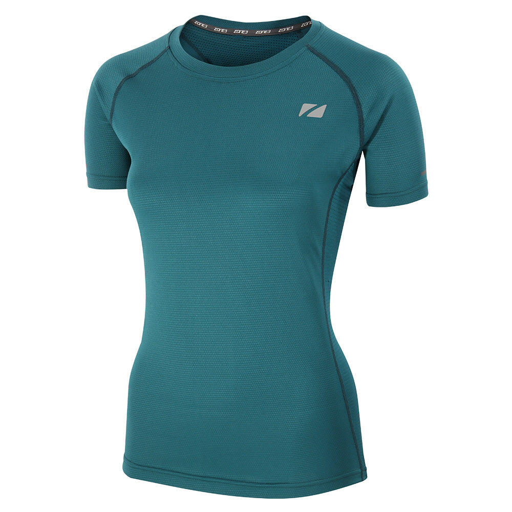 ZONE3 Activ Lite T-shirt Woemn's TEAL/SILVER
