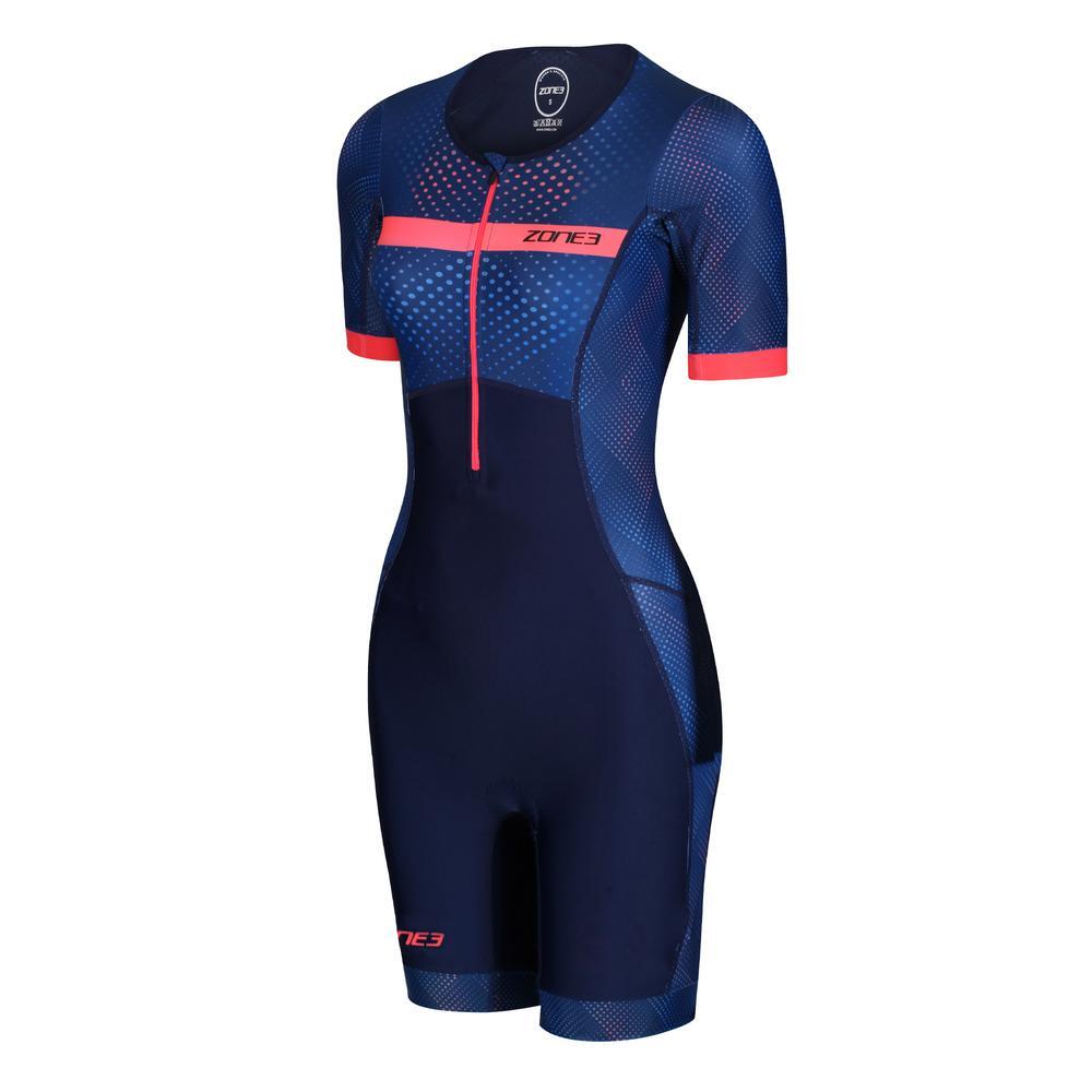 ZONE3 Activate+ Short Sleeve Trisuit Women's Blue