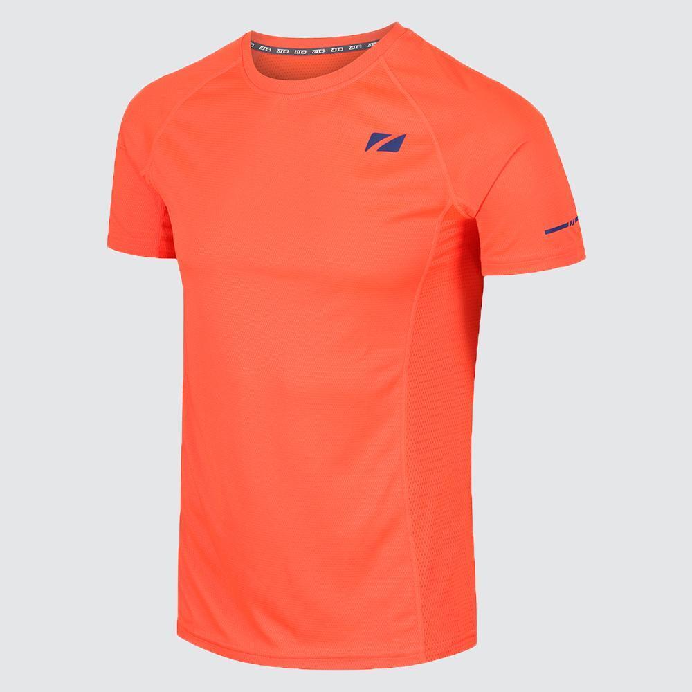 ZONE3 Activ Lite T-shirt Men's NEON ORANGE/PETROL