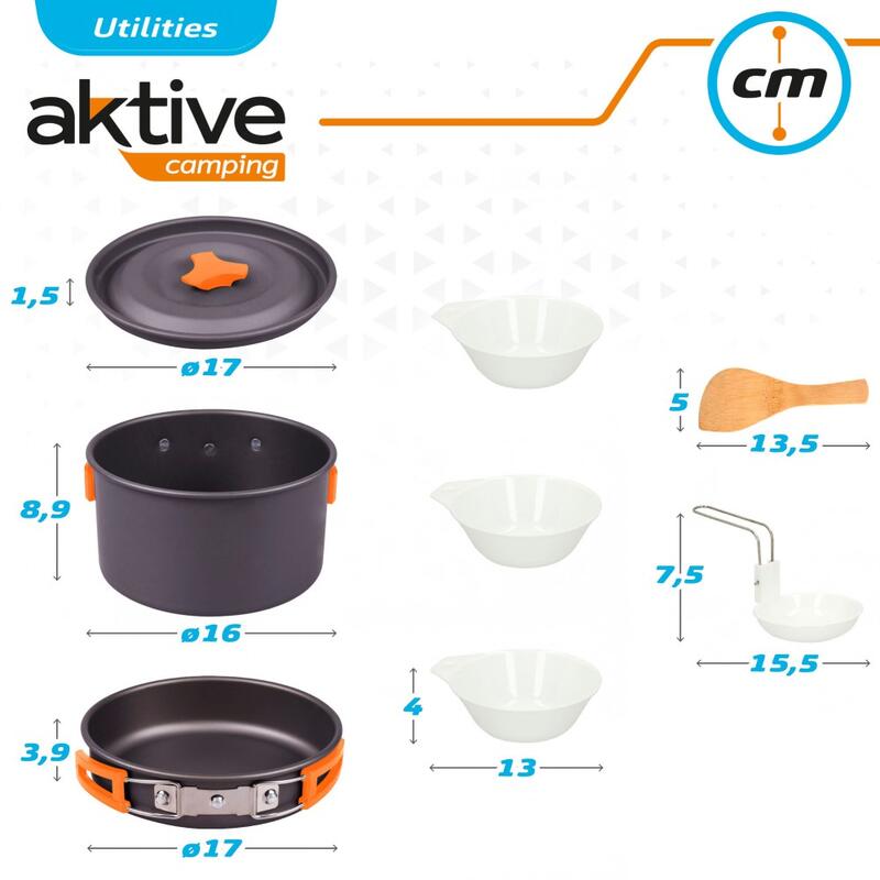 Set de cocina para camping Aktive