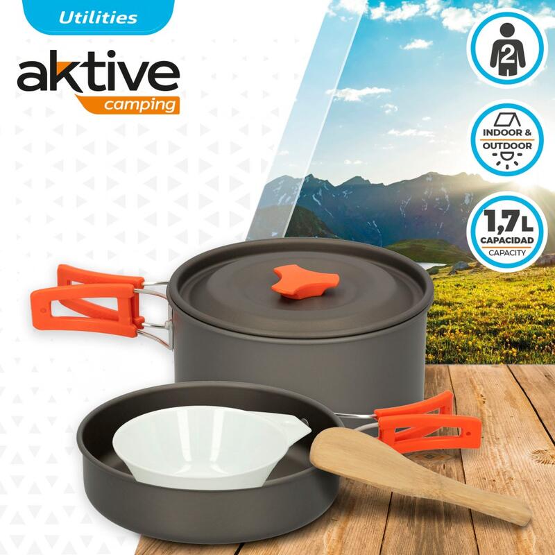 Set de cocina para camping Aktive