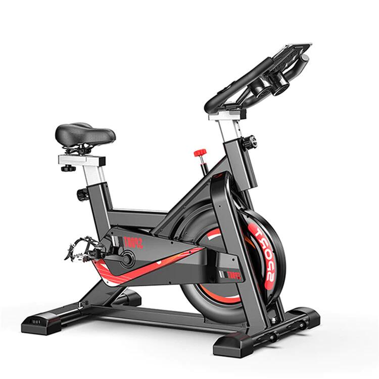 Bicicleta Ciclo Indoor fitness tech saman de spinning rojo y negro