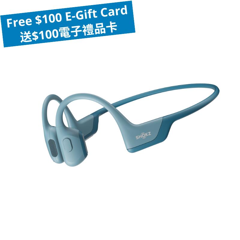 OpenRun Pro Premium Bone Conduction Open-Ear Sport Headphones (Blue)