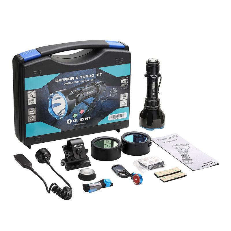 Kit de Caza Olight Linterna Warrior X Turbo LED 1100 Lúmenes, Comprar  online