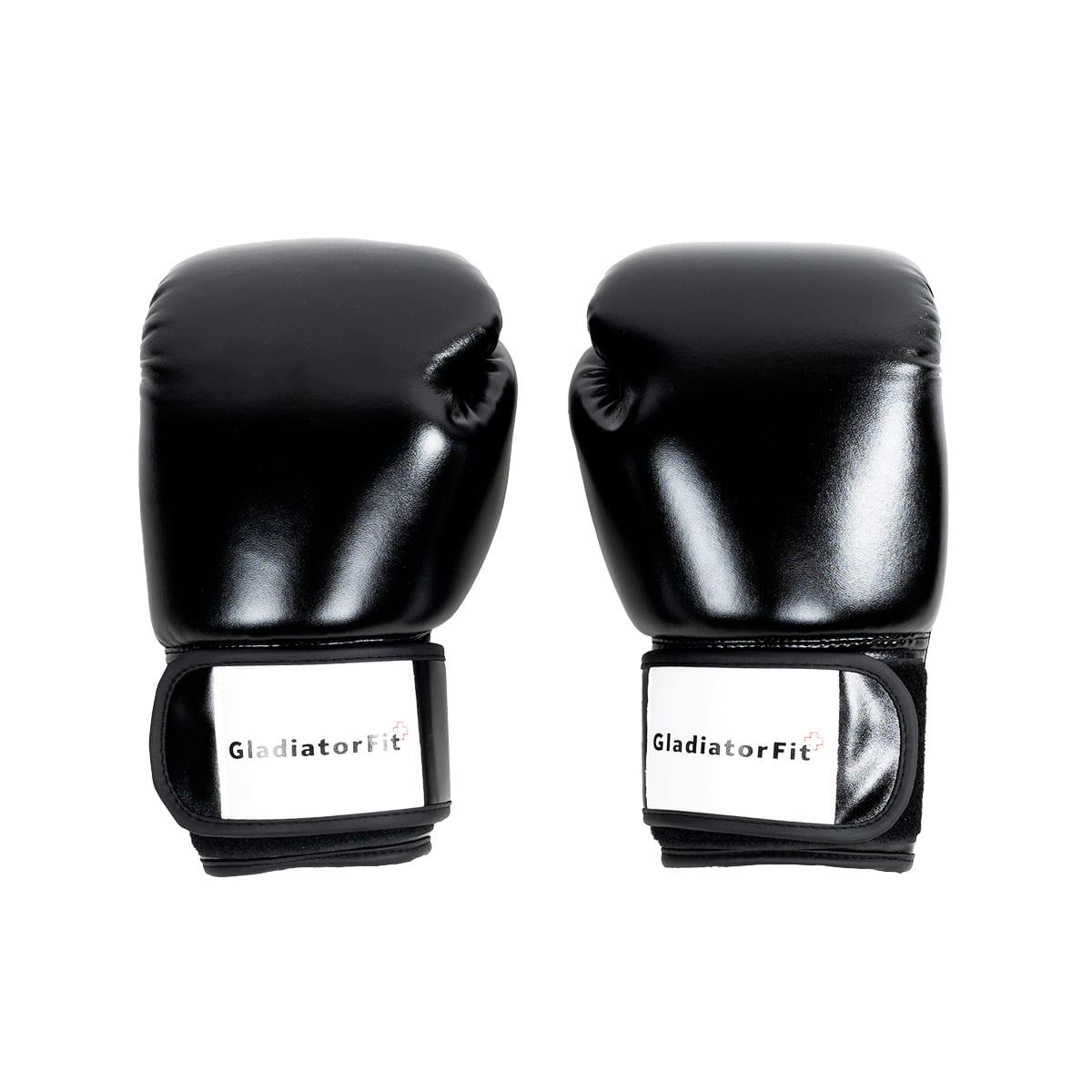 Luvas de boxe em imitação de couro 12 oz omada