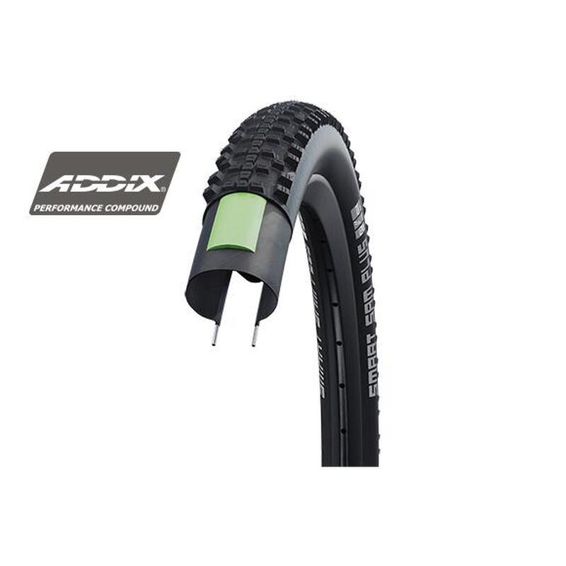 Pneu vtt 29 x 2.25 Schwalbe smart sam plus addix tr noir  (57-622)