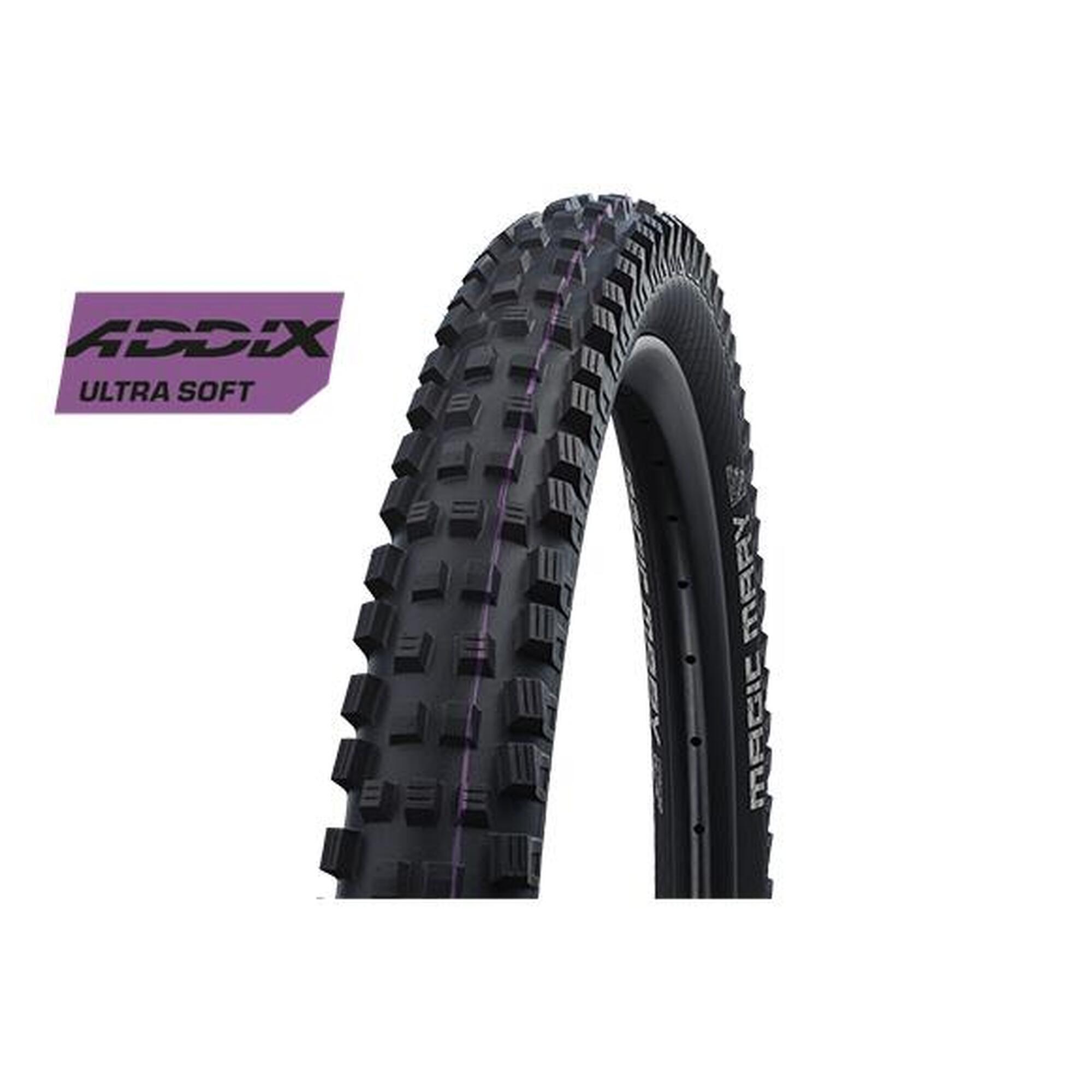 Schwalbe MAGIC MARY S-Downhill 26 x 2.6 TLE U-Soft Black Tyre 1/3