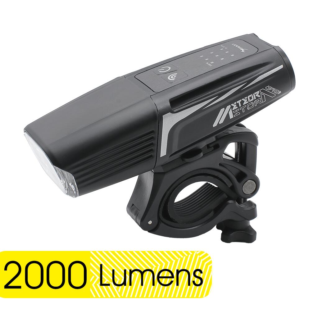 USB front bike light Moon Meteor Storm Pro