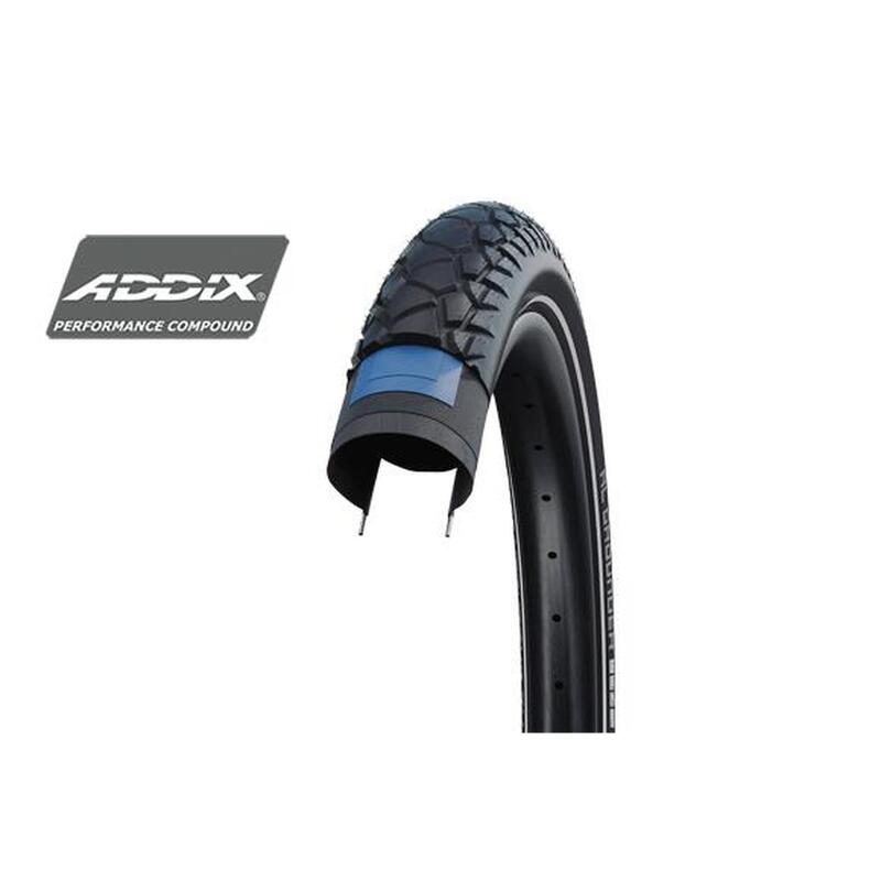 Starrer Reifen mit Reflektoren Schwalbe Al Grounder Hs611 Perf Dd Raceguard Addi