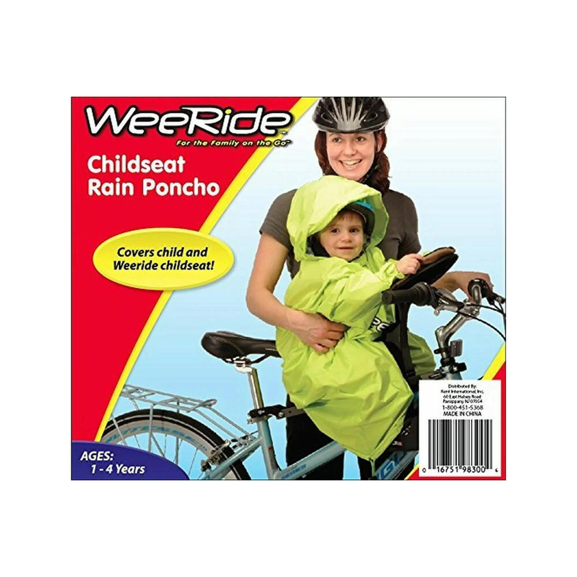 WEERIDE WeeRide Rain Weather Baby Child Bike Seat Poncho - Yellow