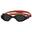 Lunettes de Natation TIGER LSR+, Verres Fumés, Taille Regular, Noir Orange