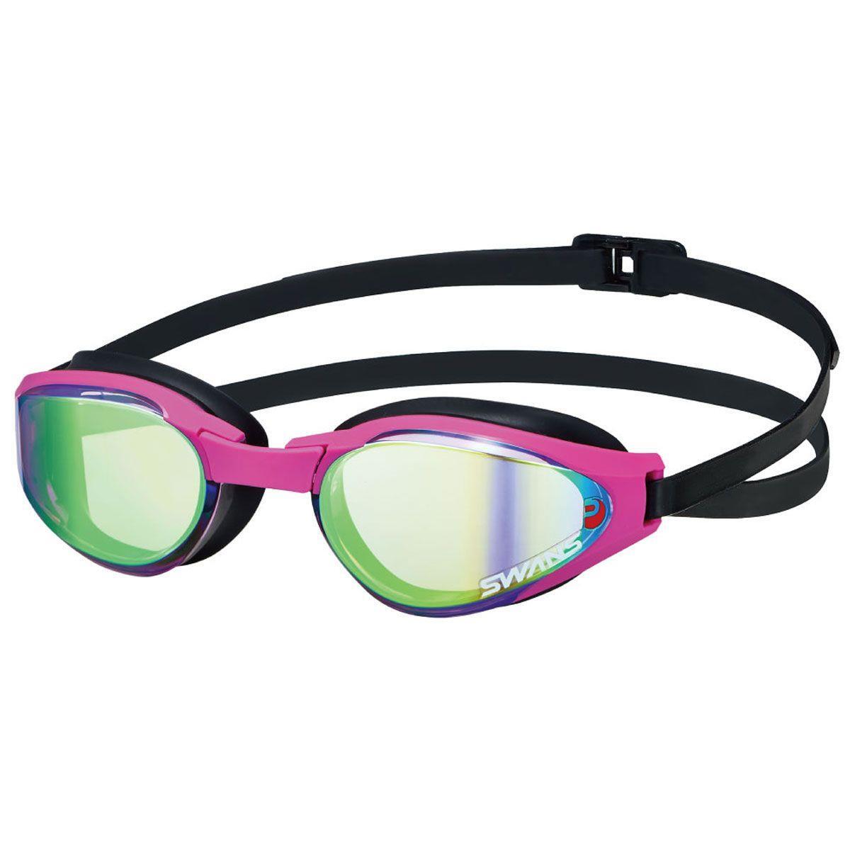 Swans SR81 Ascender Mirrored Goggles- Pink / Yellow 1/1