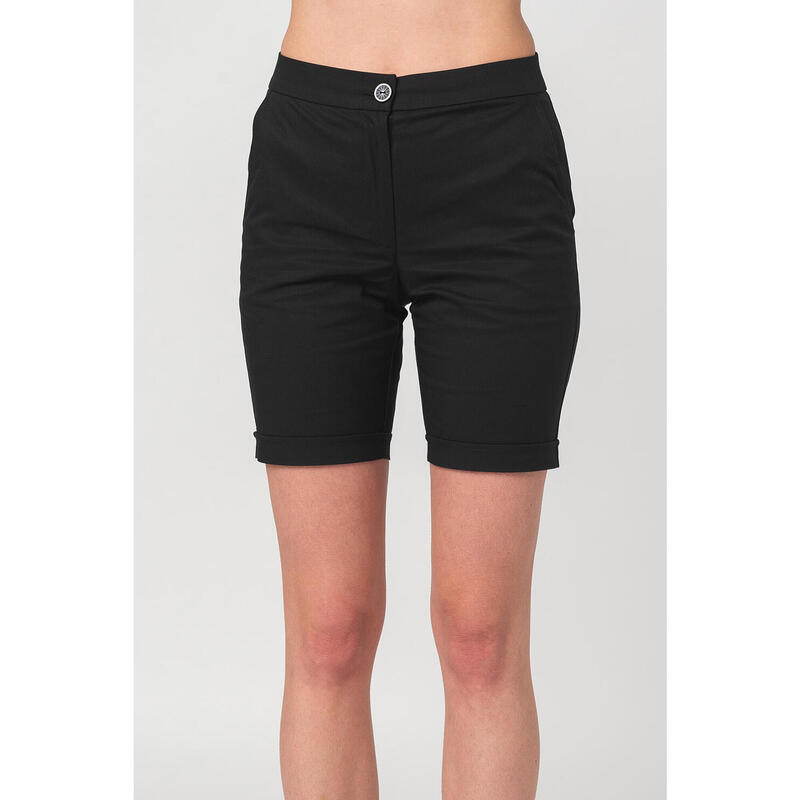 Pantaloni Scurti Casual Femei Black XL