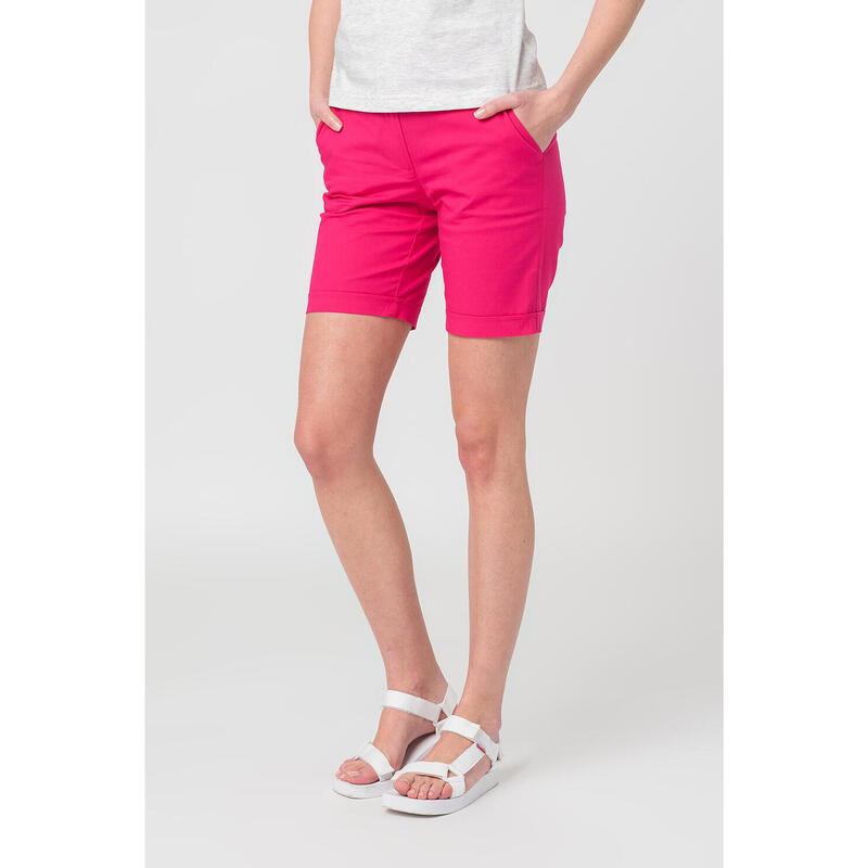 Pantaloni Scurti Casual Femei Fuxia XL