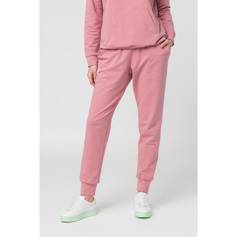 Pantaloni Dama Coton Pink-XS