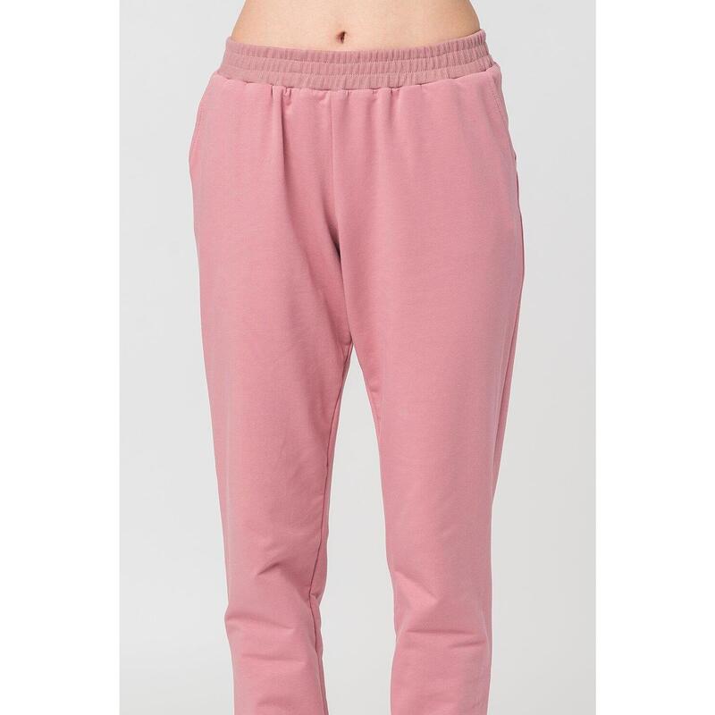 Pantaloni Dama Coton Pink-XS