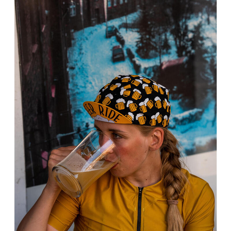 Czapeczka Bawełniana Rowerowa Pod Kask Unisex Luxa  Beer Ride