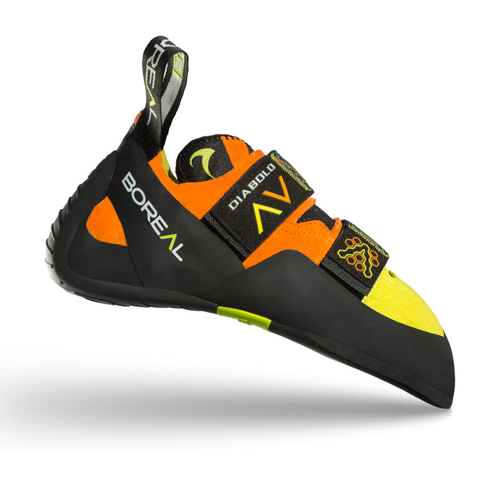 Pies de gato escalada Hombre DIABOLO BOREAL Naranja Decathlon