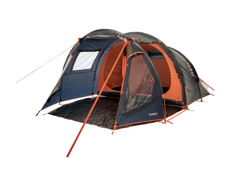 Tenda a tunnel per 5 persone campeggio Abakasa 2/5