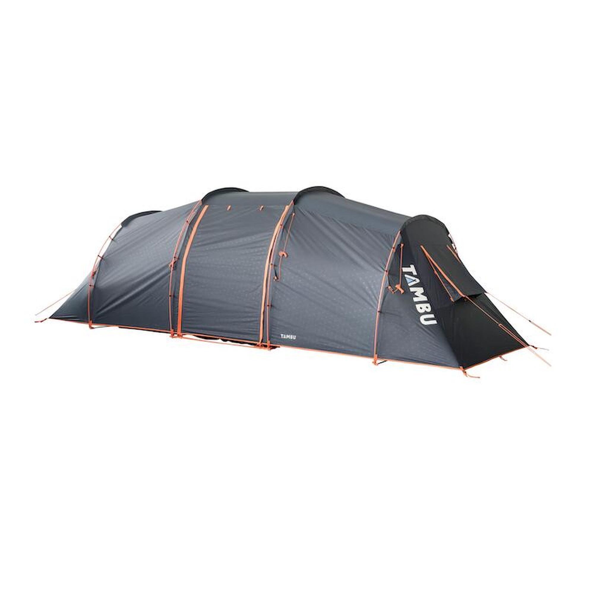 Tente tunnel TAMBU Mandapa 6 pers. avec 2 chambres et hauteur debout 2/7
