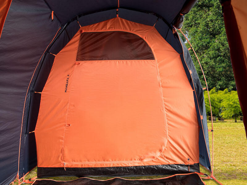 Tente tunnel TAMBU Mandapa 6 pers. avec 2 chambres et hauteur debout 4/7
