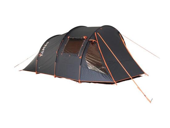 Tunnelzelt TAMBU Abakasa 5 Personen Camping Zelt in Stehhöhe mit Vorbau
