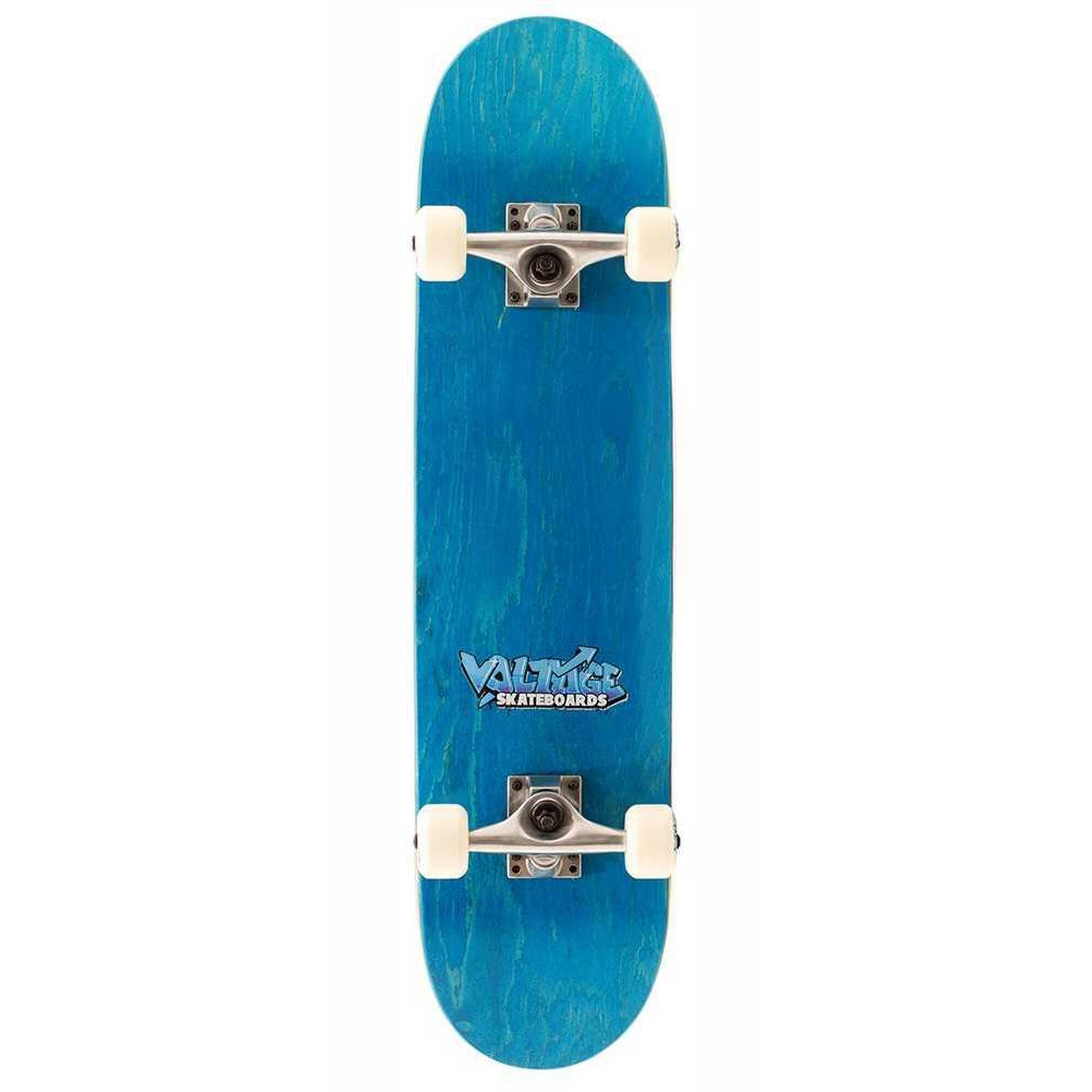 VOLTAGE Voltage Graffiti Logo Blue Skateboard