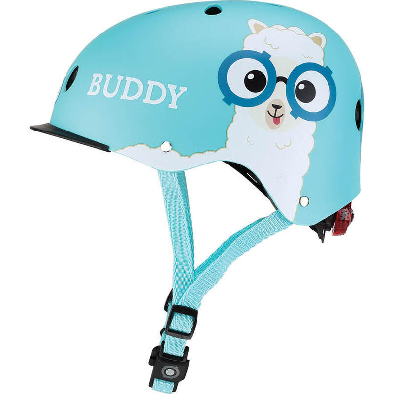 Trottinette  KinderCasque  Elite Lights  XS-S  Sky Blue Buddy