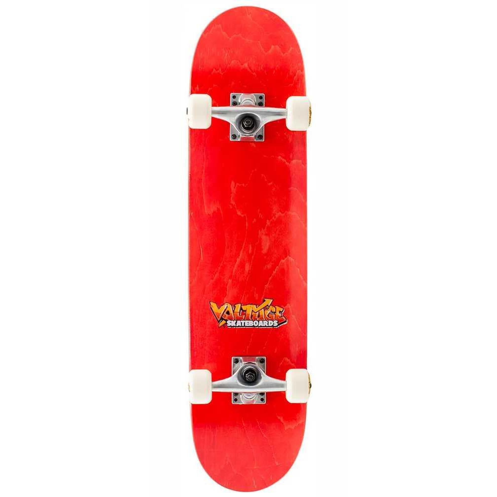 VOLTAGE Voltage Graffiti Logo Red Skateboard