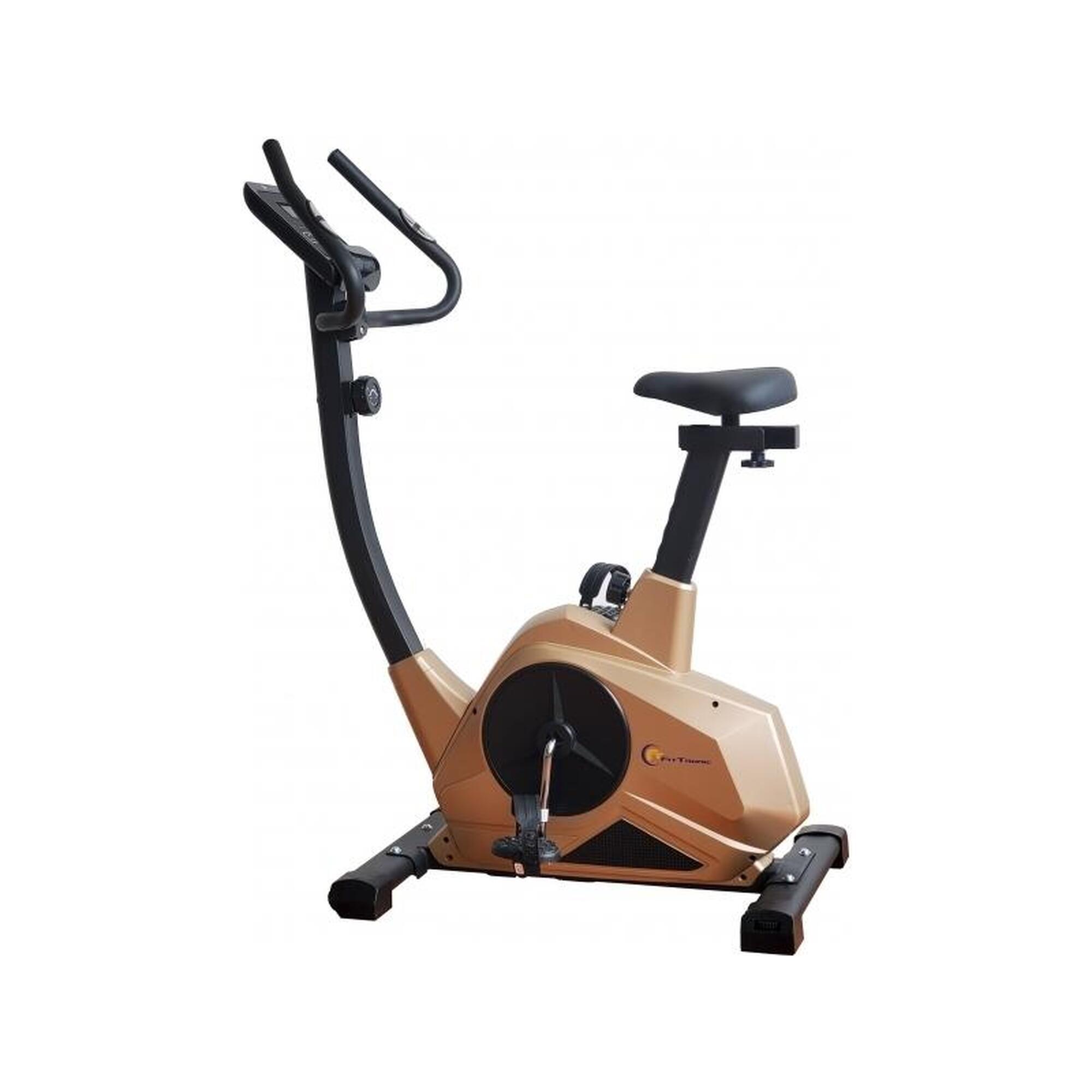 Bicicleta magnetica FitTronic 601B Gold - Apps Zwift, Kinomap and Fitshow