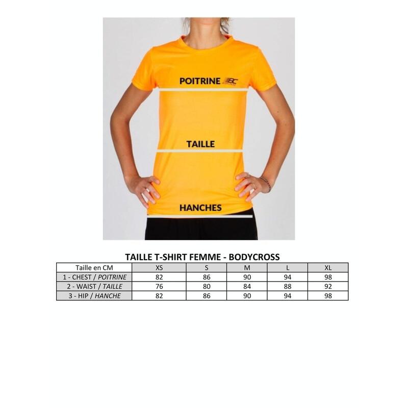 T-shirt de trail Milie Ultra - Noir/corail - Femme